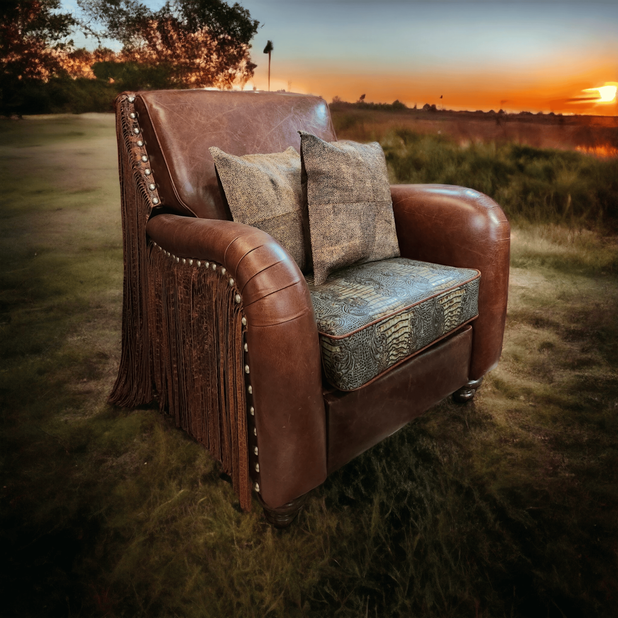 Calgary Fringe Recliner.B - Ranch & Co Interiors