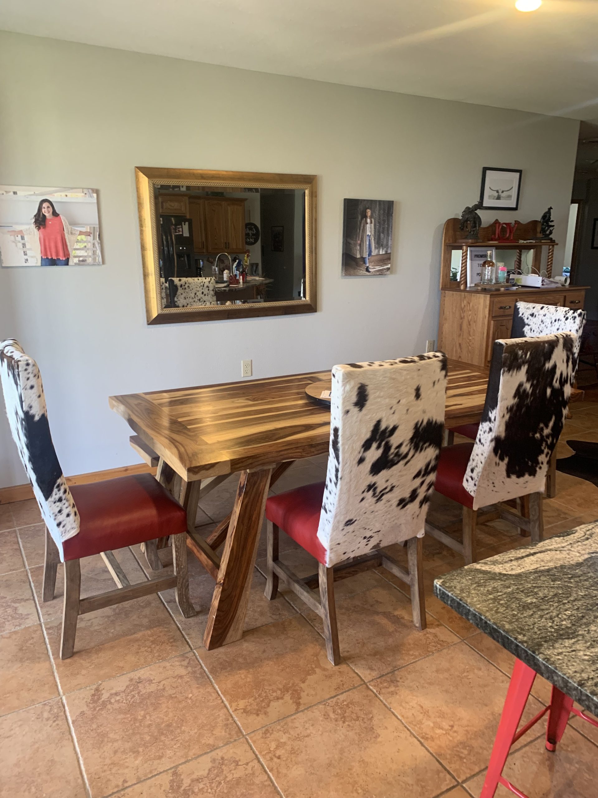 Waco Chair with Hide C - Ranch & Co Interiors