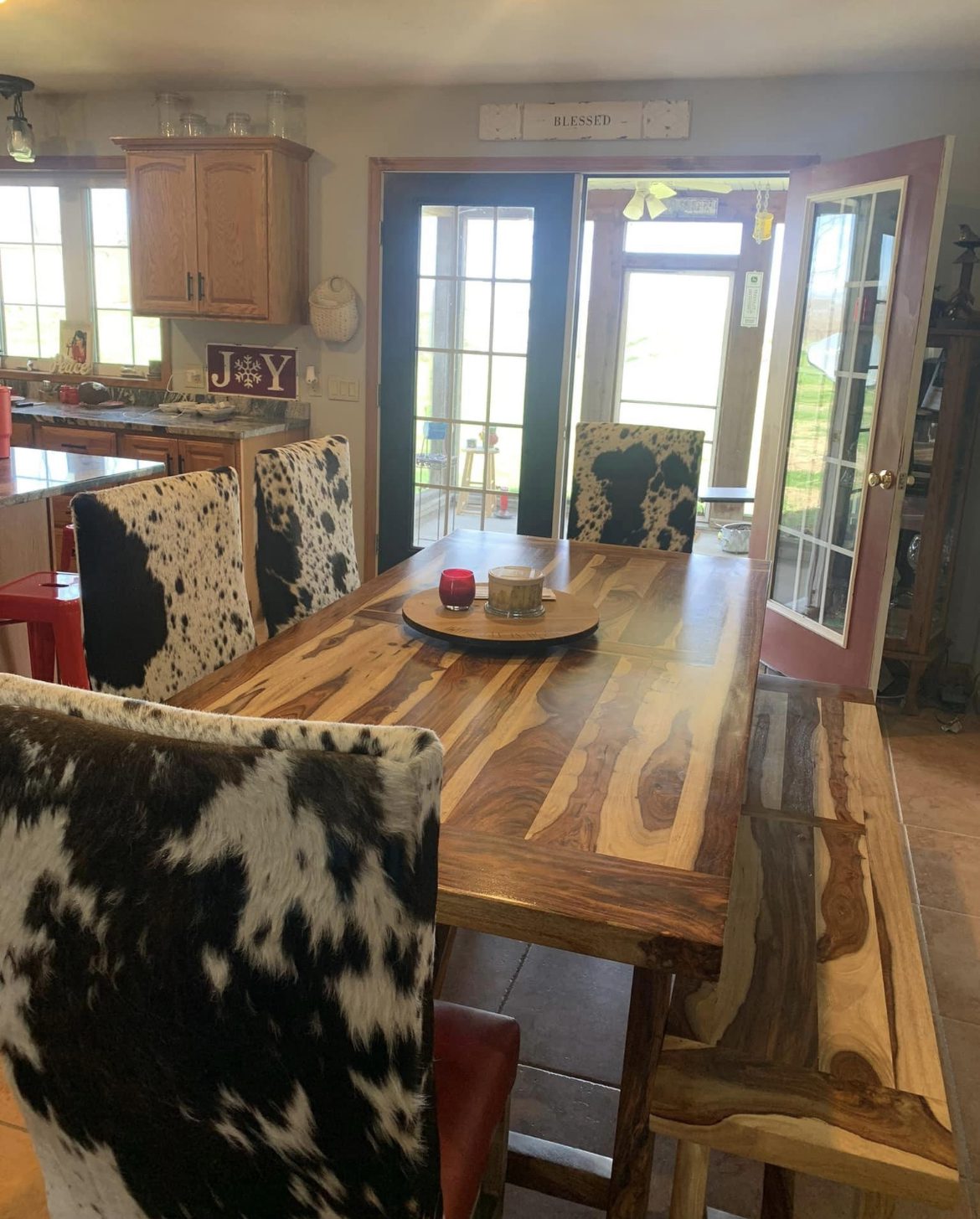 Waco Chair with Hide.B - Ranch & Co Interiors