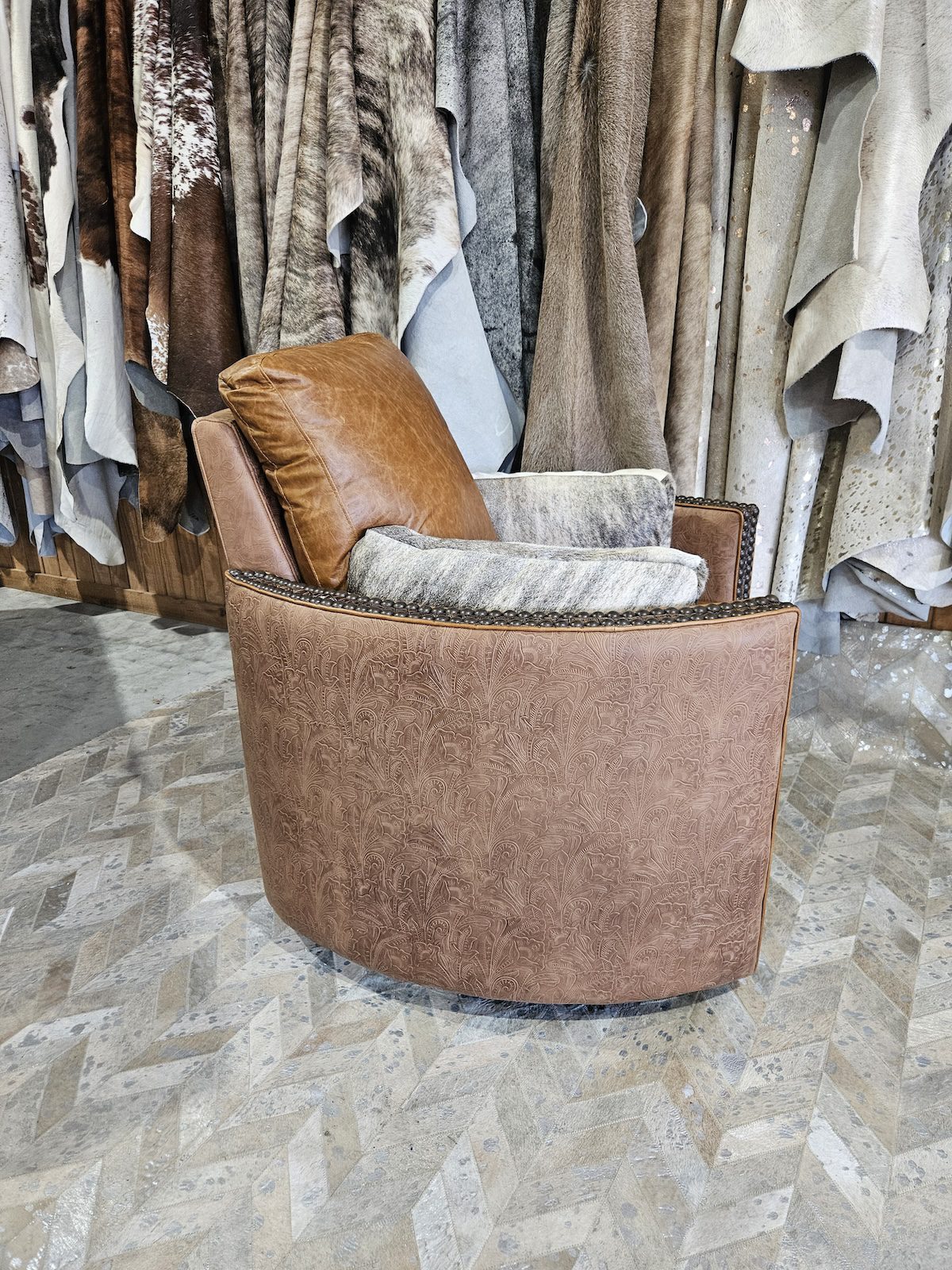 The Fort Meyers Reclinerfull side - Ranch & Co Interiors