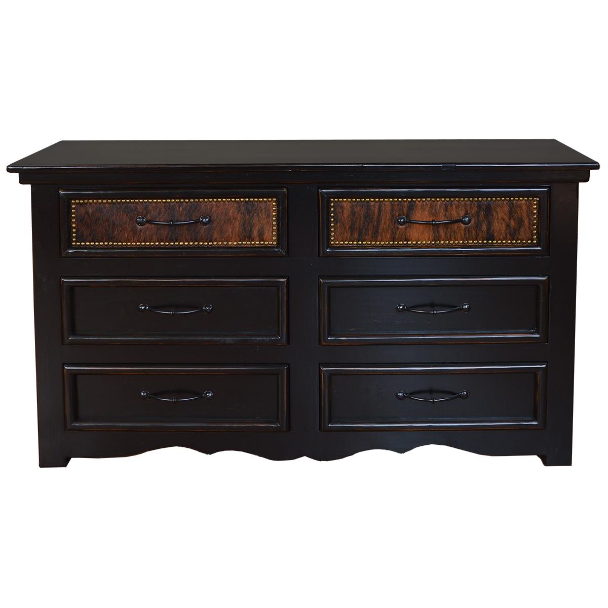 Raleigh Dresser with Cowhide - Ranch & Co Interiors