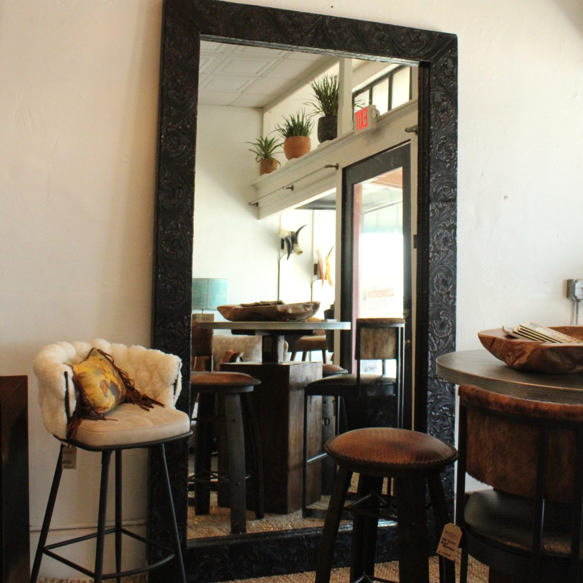 RCI - Hand Tooled Mirror 2 - Ranch & Co Interiors