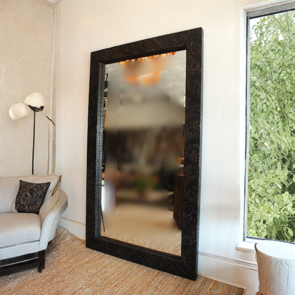 Hand Tooled Mirror - Ranch & Co Interiors