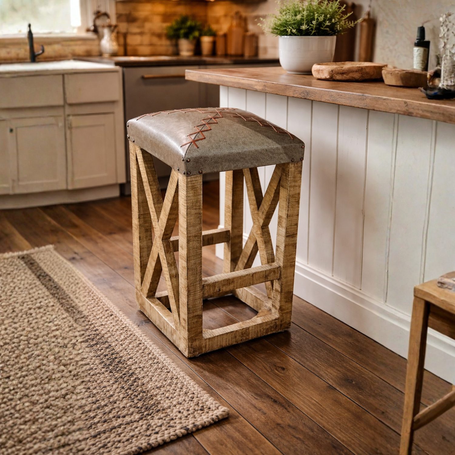 RCI - North Platte BarstoolSquare - Ranch & Co Interiors